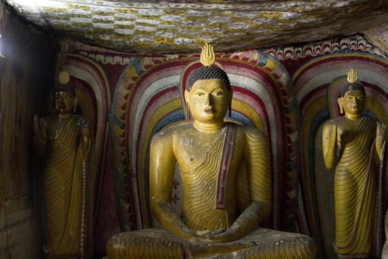 Buddha number 1 at the Dambulla cave temples | Sri Lanka