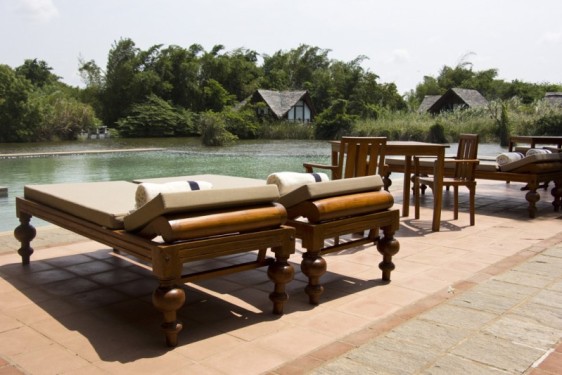 Main pool deck | Vil Uyana, Sri Lanka