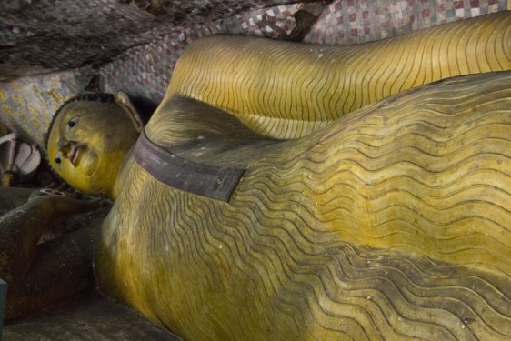 Reclining buddha | Dambulla cave temples, Sri Lanka