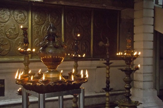 Candle holders | Gangaramaya Temple, Sri Lanka