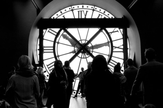 Clocktower silhouettes | Musee Dorsay, Paris, France
