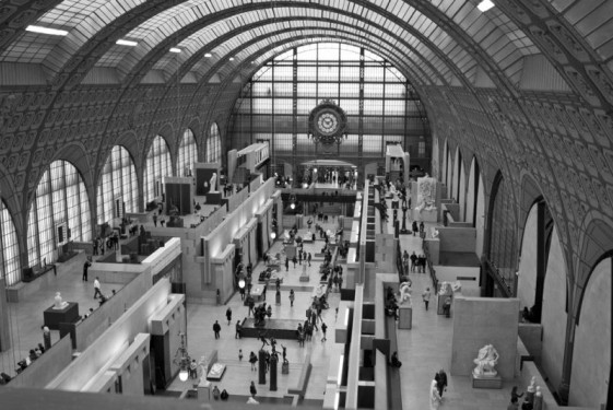 Overlooking sculptures | Musee Dorsay, Paris,  France