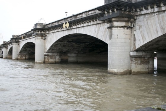Walking under the bridge along the Seine | Paris, France