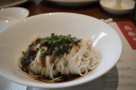 Din Tai Fung scallion noodles | Shanghai, China