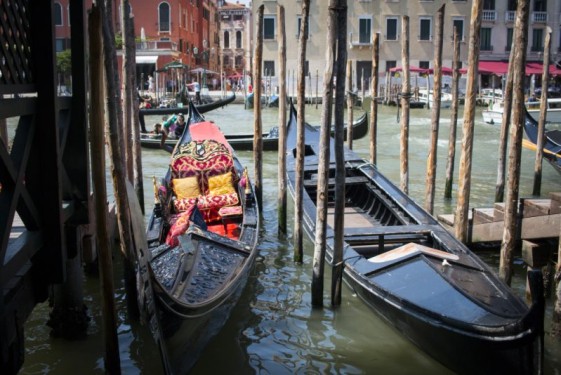 Gondola parking | Venice, Italy