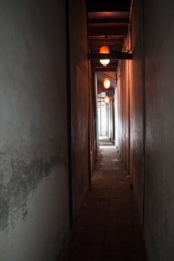 Lanterns down a hallway | Tongli, China