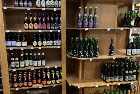 empty beer-shelves-brussels-belgium