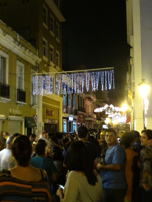 San Sebastian Festival in the streets of Old San Juan Puerto Rico