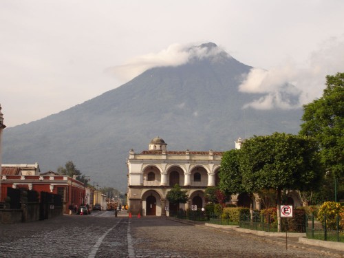 Volcano behind Antigua, Guatemala
