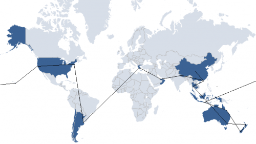 TravelShus - map of The Trip