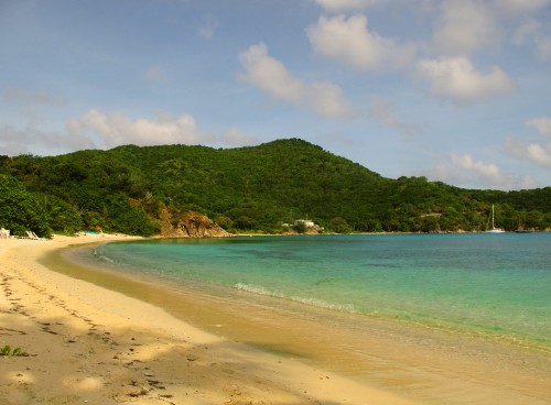 Hansen Bay on east end St John
