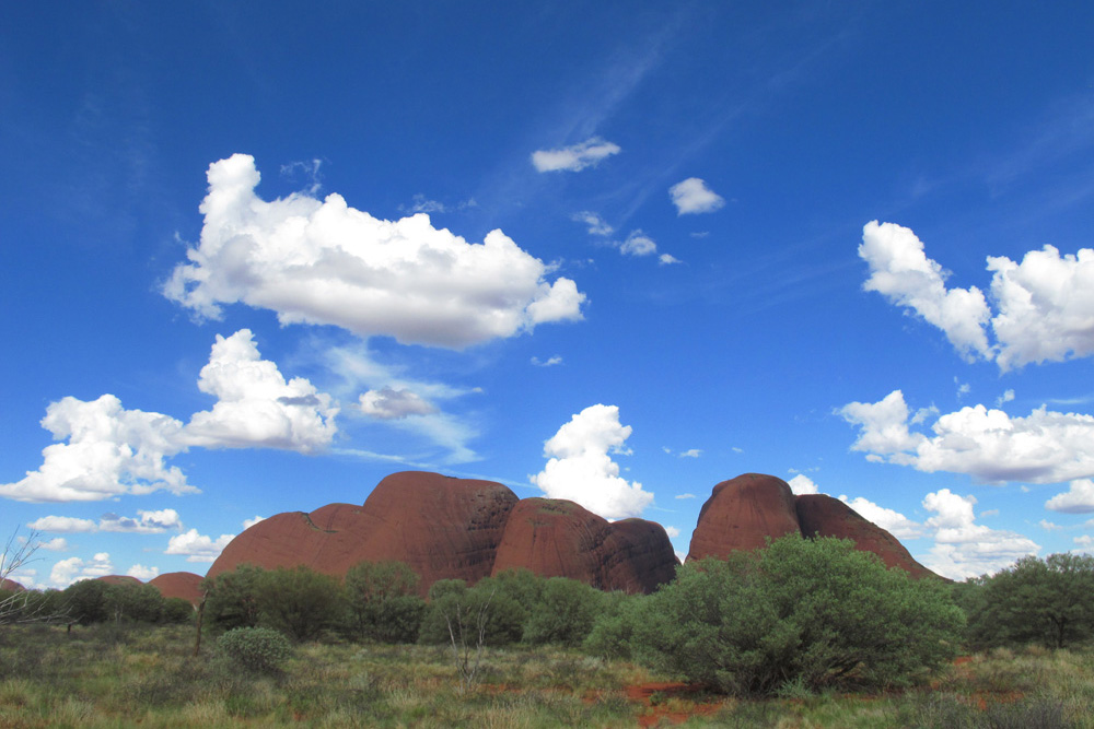Kata Tjuta and blue sky | Northern Territory, Australia