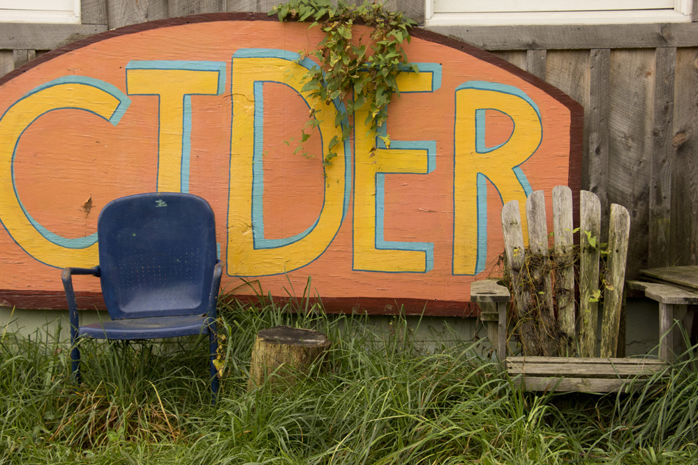 Little Tree Orchard cider sign | Ithaca, New York
