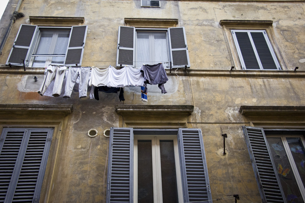 Clothesline in Trastavere | Rome, Italy