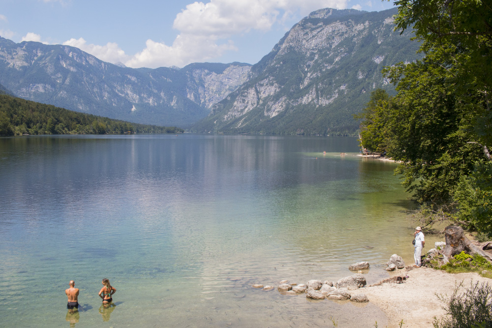 Wadingin the water | Bohinj, Slovenia